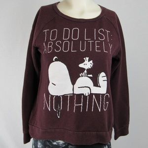 Snoopy Lazy Day Sweatshirt Peanuts